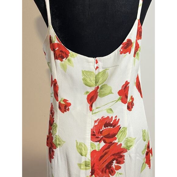 VINTAGE Laura Ashley NWT Poppy Alba Rose Waffle Sleeveless Dress Sundress 10 - Picture 7 of 10